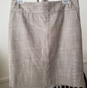 Banana Republic Brown Pencil Skirt Sz 8 EUC